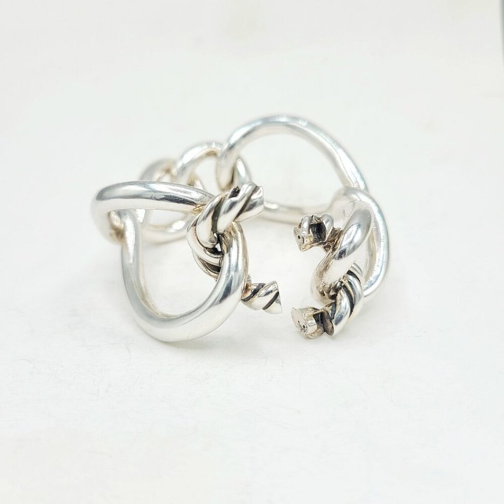 David Yurman Bold Continuance Bracelet in Sterling Silver - 33mm - RARE - Picture 12 of 13